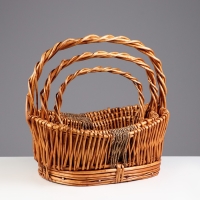 Набор корзин, 3шт, 31 х 21 х11 х 28см, 38 х 28 х 13 х 35см, 45 х 35 х 15 х 42см Набор корзин, 3шт, 31 х 21 х11 х 28см, 38 х 28 х 13 х 35см, 45 х 35 х 15 х 42см