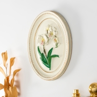 Панно интерьерное полистоун "Орхидея" 16х2х21 см Панно интерьерное полистоун "Орхидея" 16х2х21 см