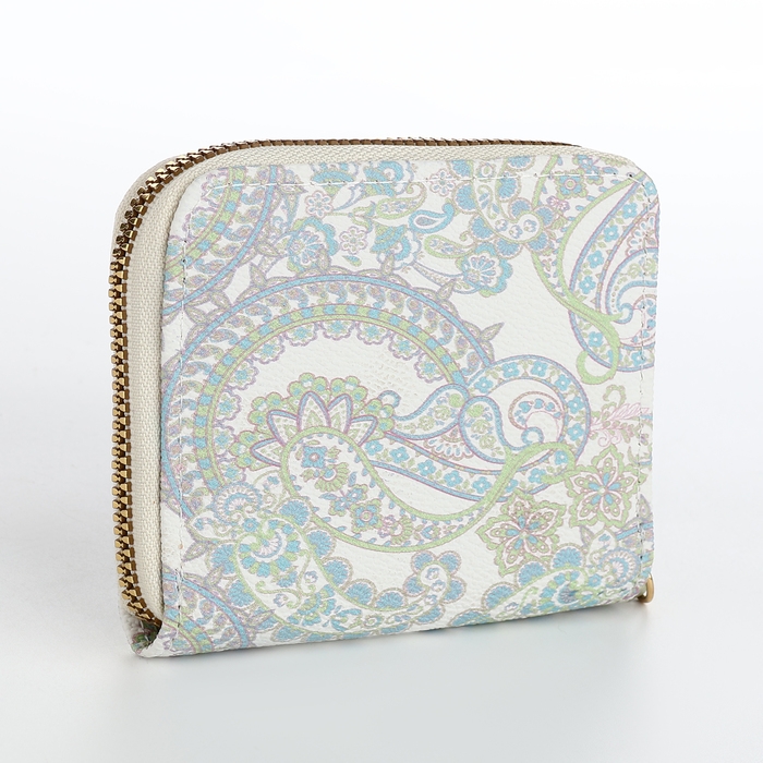 Кошелёк женский на молнии, цвет белый Кошелёк женский на молнии, цвет белый