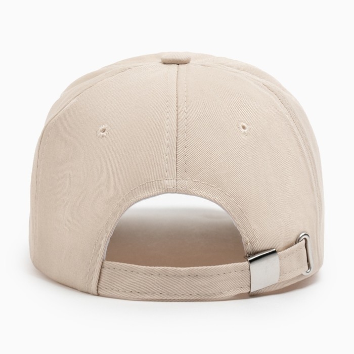 Кепка женская однотонная MINAKU цвет бежевый, р-р 58 Кепка женская однотонная MINAKU цвет бежевый, р-р 58