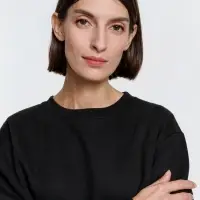 Свитшот унисекс Delta, черный, размер 3XL