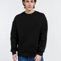 Свитшот оверсайз унисекс True Self, черный, размер M