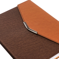 Органайзер на кольцах, А5, 140л, клетка, обл.кожзам, Стиль, коричневый Органайзер на кольцах, А5, 140л, клетка, обл.кожзам, Стиль, коричневый