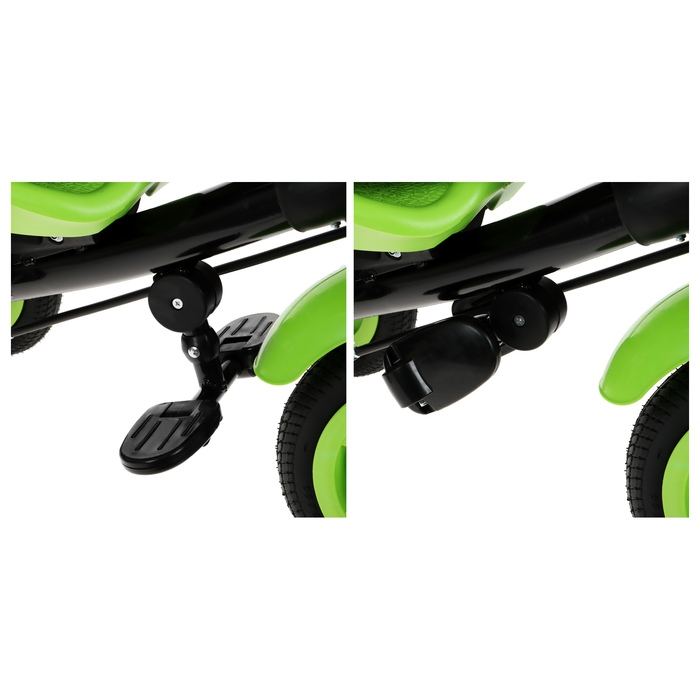 Велосипед трёхколёсный Vivat 1, принт стрелки, салатовый Велосипед трёхколёсный Vivat 1, принт стрелки, салатовый