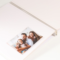 Фотоальбом магнитный 20 листов "Гармония" белый 32,5х2,5х33,5 см