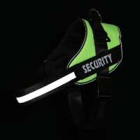 Шлейка К9 мягкая светоотражающая, размер ХХL, ОГ 95-110 см, вес 40-70 кг, салатовая Шлейка К9 мягкая светоотражающая, размер ХХL, ОГ 95-110 см, вес 40-70 кг, салатовая