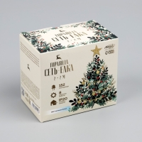 Гирлянда «Сеть-ёлка» 2 × 2 м, IP20, тёмная нить, 152 LED, свечение белое, 8 режимов, 220 В Гирлянда «Сеть-ёлка» 2 × 2 м, IP20, тёмная нить, 152 LED, свечение белое, 8 режимов, 220 В