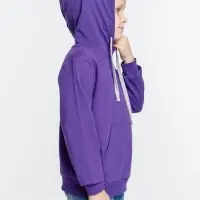 Толстовка с капюшоном детская Kirenga Kids, фиолетовая, 10 лет