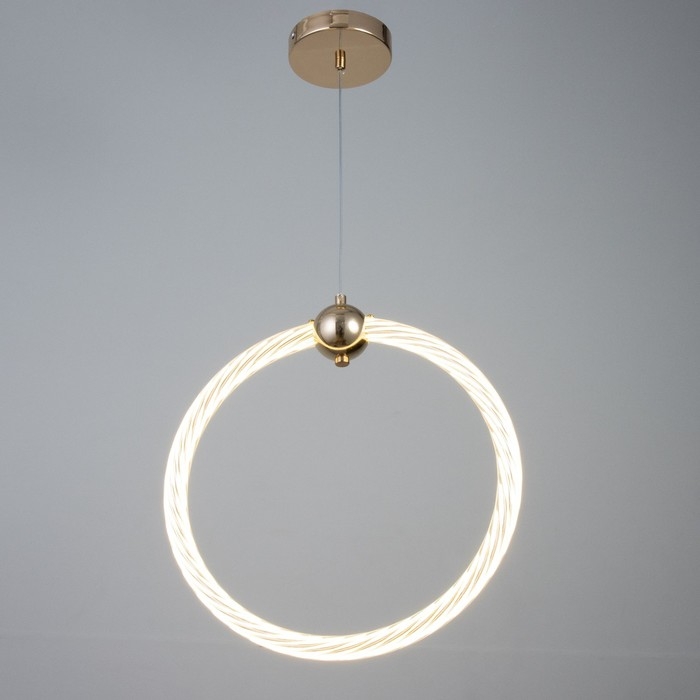 Светильник BayerLux Светильник BayerLux "Круг" LED 32Вт золото 34,5х6х37-120 см