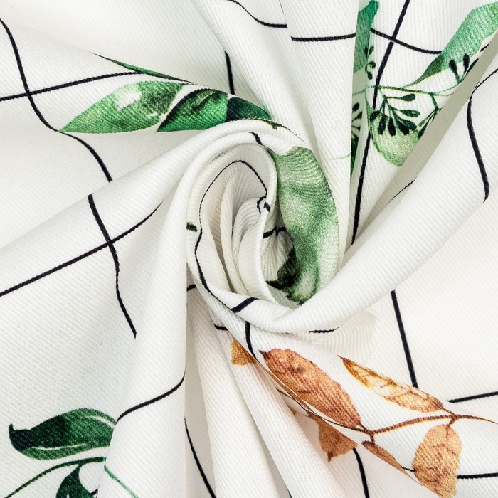 Скатерть Этель "Flora" 149х250 см, 100% хлопок, саржа 190 г/м2