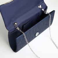 Сумка-клатч на магните, цвет синий Сумка-клатч на магните, цвет синий