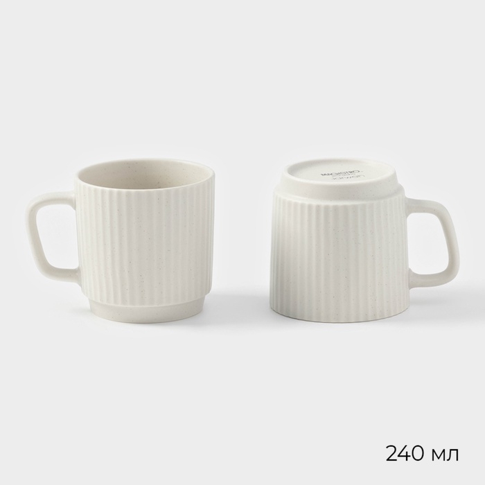 Набор посуды Magistro Jarwah Lausanne, 16 предметов, фарфор, серый Набор посуды Magistro Jarwah Lausanne, 16 предметов, фарфор, серый