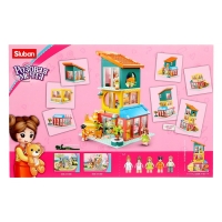 Конструктор Розовая мечта &laquo;Трехэтажный дом&raquo;, 571 деталь