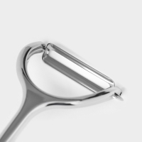 Овощечистка Доляна &laquo;Идея&raquo;, нержавеющая сталь, цвет чёрный