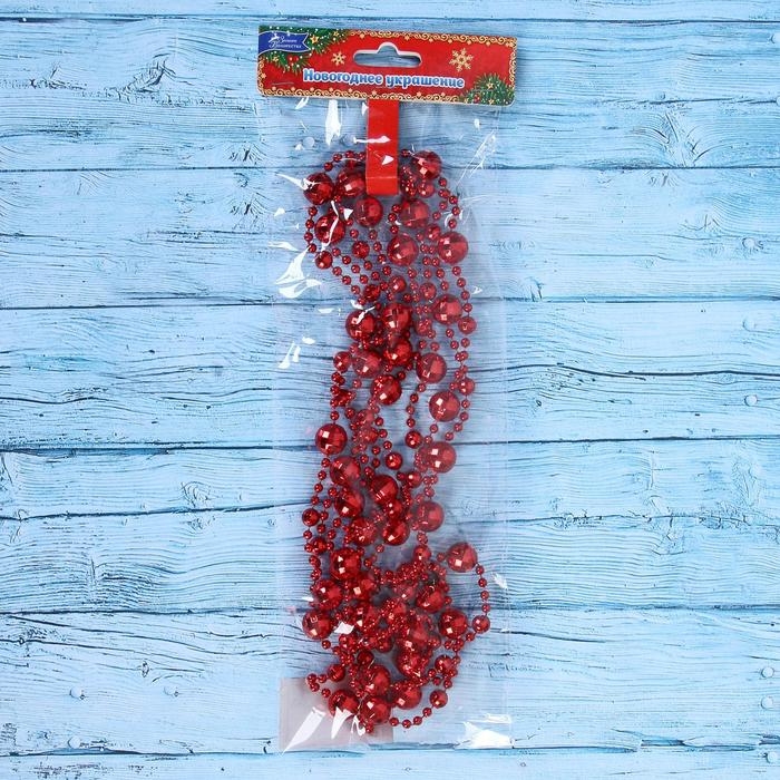 Бусы на ёлку 2,7 м Бусы на ёлку 2,7 м "Шарики диско" d-14 мм, микс