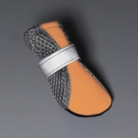 Ботинки для собак "Комфорт +", размер S (3, 5 х 3 см), оранжевые Ботинки для собак "Комфорт +", размер S (3, 5 х 3 см), оранжевые