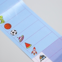 Бирки для одежды и обуви. Набор именных наклеек для маркировки детских вещей &laquo;Крутой лисёнок&raquo;, 48 шт