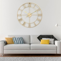 Часы настенные, серия: Лофт, плавный ход, d-60 см, золото Часы настенные, серия: Лофт, плавный ход, d-60 см, золото