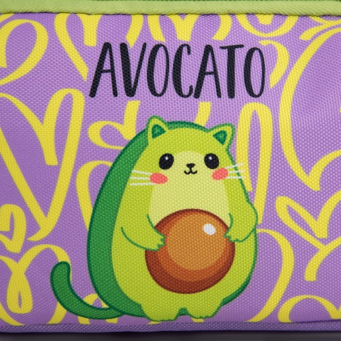 Сумка детская для девочки текстильная Сумка детская для девочки текстильная "Авокато", 2 кармана, 22х14х6см