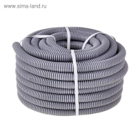 Труба гофрированная, d=16 мм, 100 м, ПВХ, с зондом