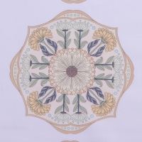 Клеёнка на стол &laquo;Ботаника&raquo;, на тканевой основе, рулон 20 метров, ширина 137 см