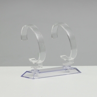 Подставка под часы, двойная, цвет прозрачный, 11,5×6,5×9,5 см Подставка под часы, двойная, цвет прозрачный, 11,5×6,5×9,5 см