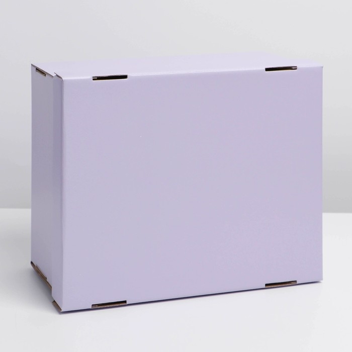 Коробка подарочная складная, упаковка, &laquo;Лавандовая&raquo;, 31,2 х 25,6 х 16,1 см