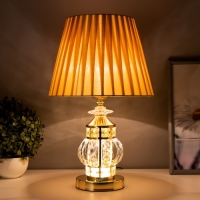Лампа настольная "Лаодика" 1х40Вт Е27 золото 26х26х42 см RISALUX Лампа настольная "Лаодика" 1х40Вт Е27 золото 26х26х42 см RISALUX