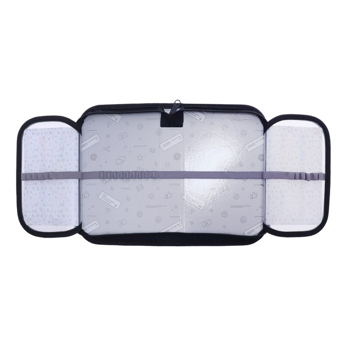 Пенал 1 секция, 130 х 210 х 40 мм, 2 откидные планки, тканевый, Calligrata TOP, Content Пенал 1 секция, 130 х 210 х 40 мм, 2 откидные планки, тканевый, Calligrata TOP, Content "Гусь"