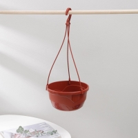 Кашпо уличное с прикорневым поливом &laquo;Мальва&raquo;, 4,7 л, цвет терракотовый