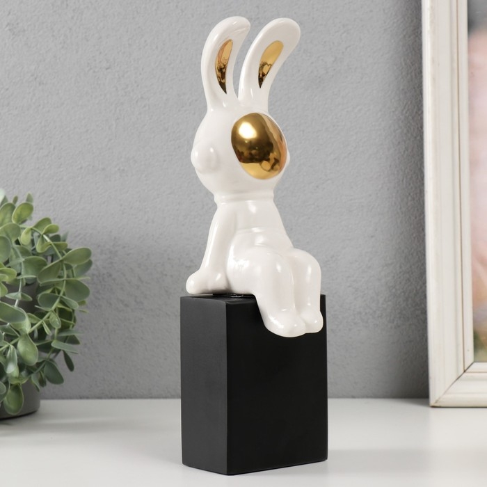 Сувенир керамика Сувенир керамика "Зайка-космонавт" 9,9х10х21,5 см