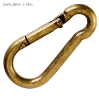 Карабин монтажный, 6 см, бронза Карабин монтажный, 6 см, бронза
