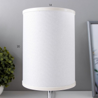 Лампа настольная "Авейро" 1х40Вт Е27 белый 14х14х30 см.