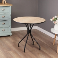 Стол кухонный Рунд ЛДСП 22 мм, 780х780х740, Дуб ирландский