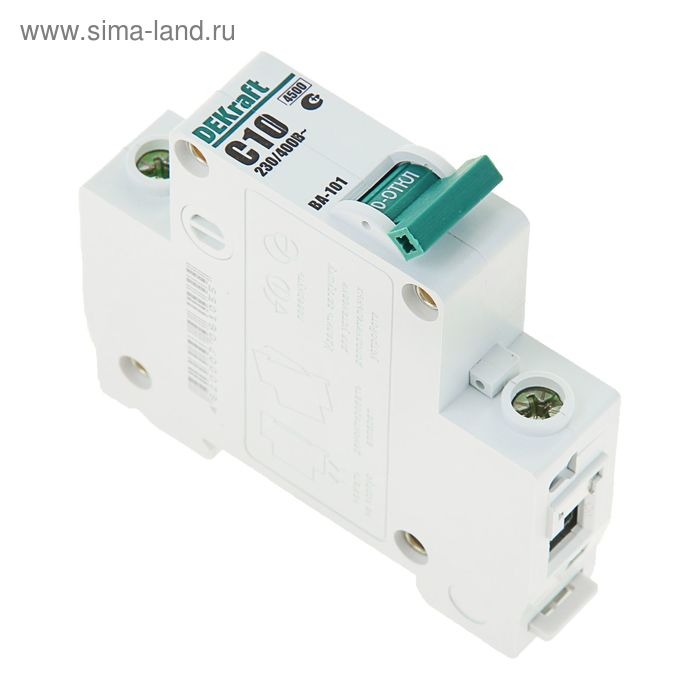 Выключатель автоматический, однополюсный, 10А Выключатель автоматический, однополюсный, 10А