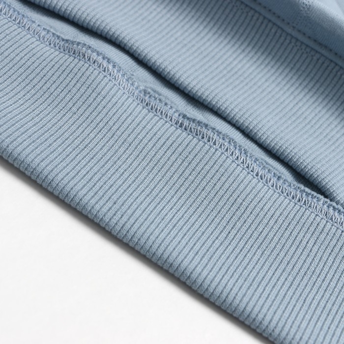 Свитшот для девочек, цвет серо-голубой, размер 116 см Свитшот для девочек, цвет серо-голубой, размер 116 см