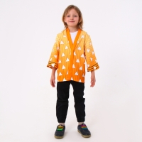 Карнавальное хаори &laquo;Демонический клинок&raquo;, рост 98-152 см, цвет жёлтый