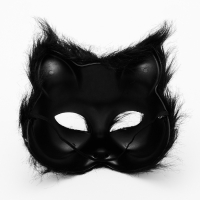 Карнавальный набор &laquo;Хвостатые. Кот&raquo;: маска, хвост, перчатки, цвет чёрный