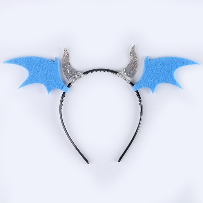 Набор для творчества «Символ года», голубой, 2 предмета: ободок и тату Набор для творчества «Символ года», голубой, 2 предмета: ободок и тату