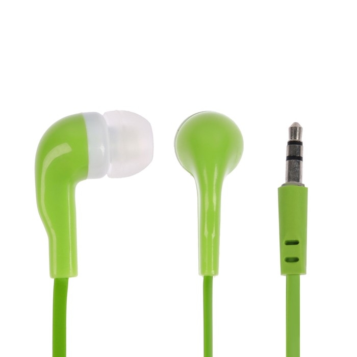 Наушники Luazon LN-2, вакуумные, плоский провод, МИКС Наушники Luazon LN-2, вакуумные, плоский провод, МИКС