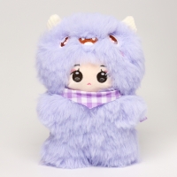 Мягкая игрушка &laquo;Кукла&raquo; в костюме монстрика, 22 см, цвет фиолетовый