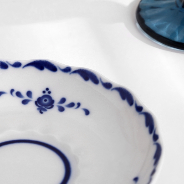 Блюдце "Натали", d-14,5см, гжель