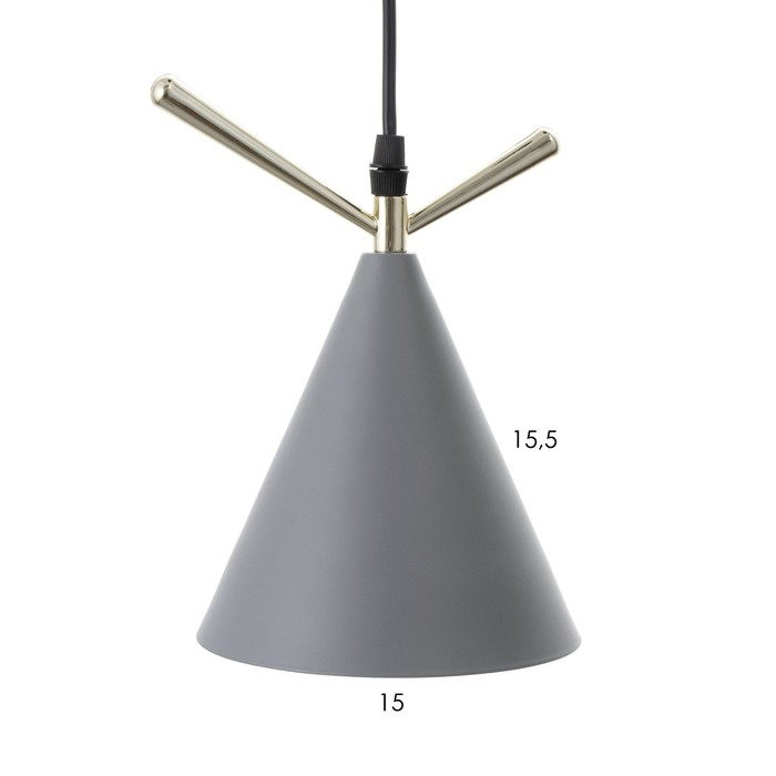 Светильник BayerLux Светильник BayerLux "Сканди" 3хЕ27 40Вт серый белый черный 26х26х26-126см