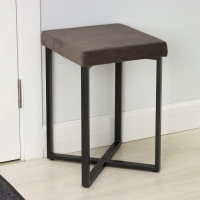 Табурет &laquo;Торонто&raquo;, 33&times;33&times;48 см, цвет каркаса графит, цвет сиденья серый