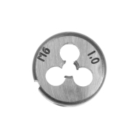 Плашка метрическая ТУНДРА, М6 х 1 мм Плашка метрическая ТУНДРА, М6 х 1 мм