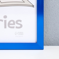 Фоторамка пластик "Формат" 30х40 см, синий металлик Фоторамка пластик "Формат" 30х40 см, синий металлик