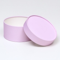 Подарочная коробка "Чароит" лавандовый,завальцованная без окна, 21х11 см