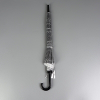 Зонт - трость полуавтоматический «Газета», 8 спиц, R = 47/54 см, D = 108 см, цвет серый Зонт - трость полуавтоматический «Газета», 8 спиц, R = 47/54 см, D = 108 см, цвет серый