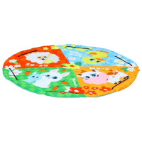 Игровой коврик-сумка для детей &laquo;Зверята&raquo;, диаметр 100 см, виды МИКС, Крошка Я