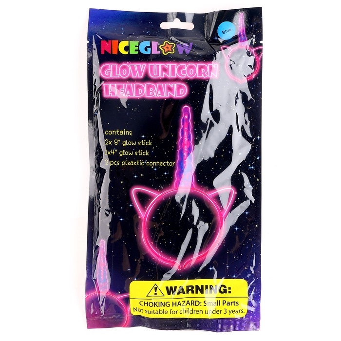 Неоновый ободок «Единорожка», МИКС Неоновый ободок «Единорожка», МИКС